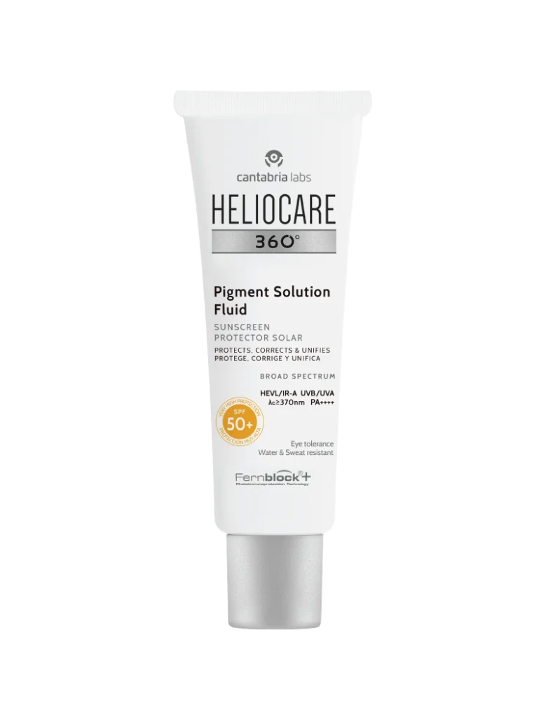 Pigment Solution Fluid protector solar