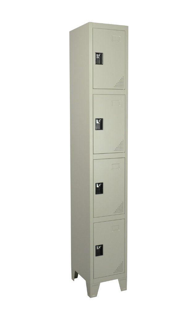Locker de 4 comportamiento color Beige 190cms x 30cms x 35cms
