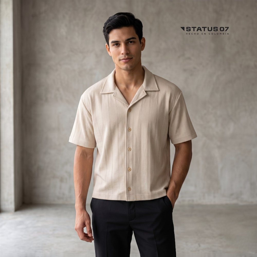 Cuello sport beige