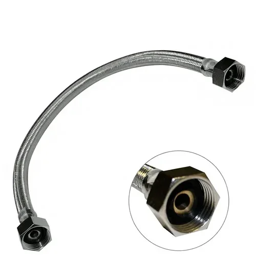 Canilla Flexible 1/2 x 1/2  (Acero Inoxidable) 60cm