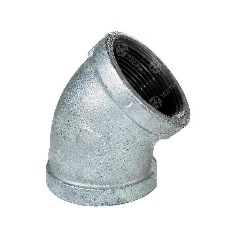 Codo Galvanizado 45 grados 1/2"