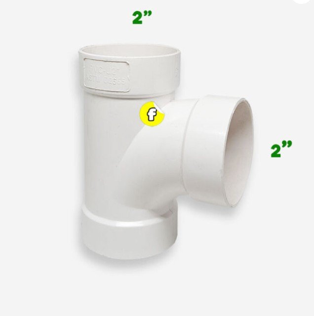 TEE pvc 50mm (2")