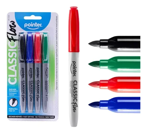 Marcadores Pointer Classic 4und