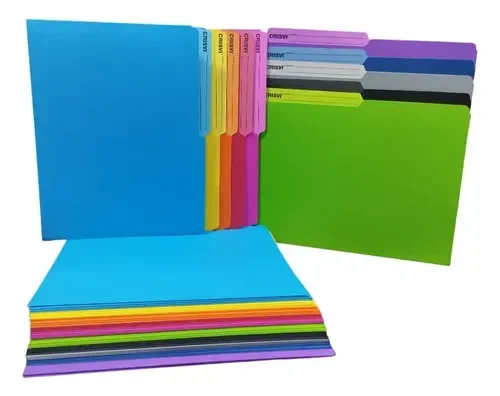 Carpeta Manila de Colores Carta