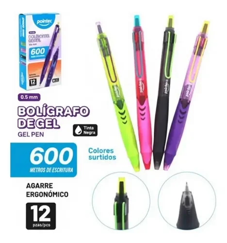 Bolígrafos Gel y Borrables