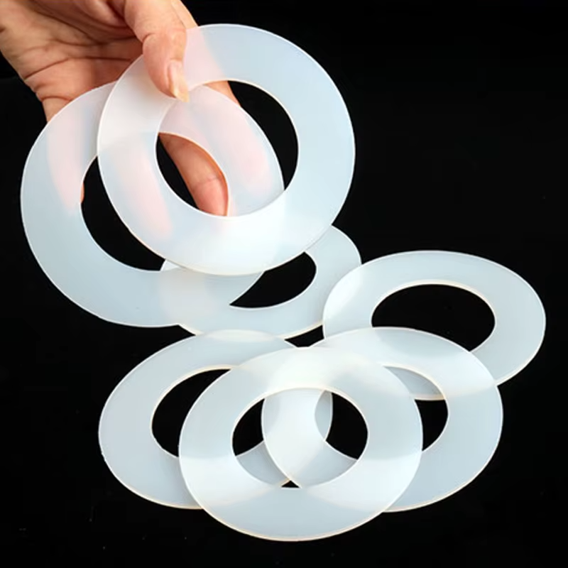Arandela Plana Plastica Transparente Medianas Goma