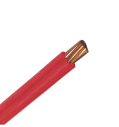 Cable Rojo #12 AWG -THHN (Por 1 metro)