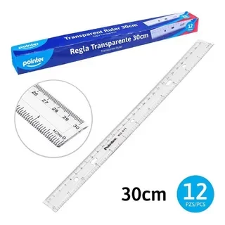 Regla plástica de 30cm