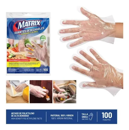 Guantes Desechables Precio x Par