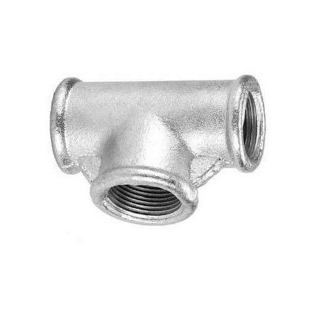 Tee Galvanizada 1/2"
