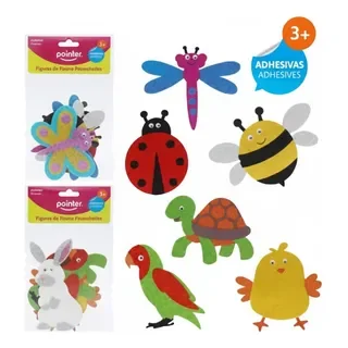 Figuras Adhesivas Animales Foami