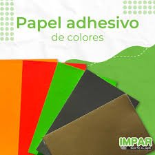 Papel Adhesivo de Colores