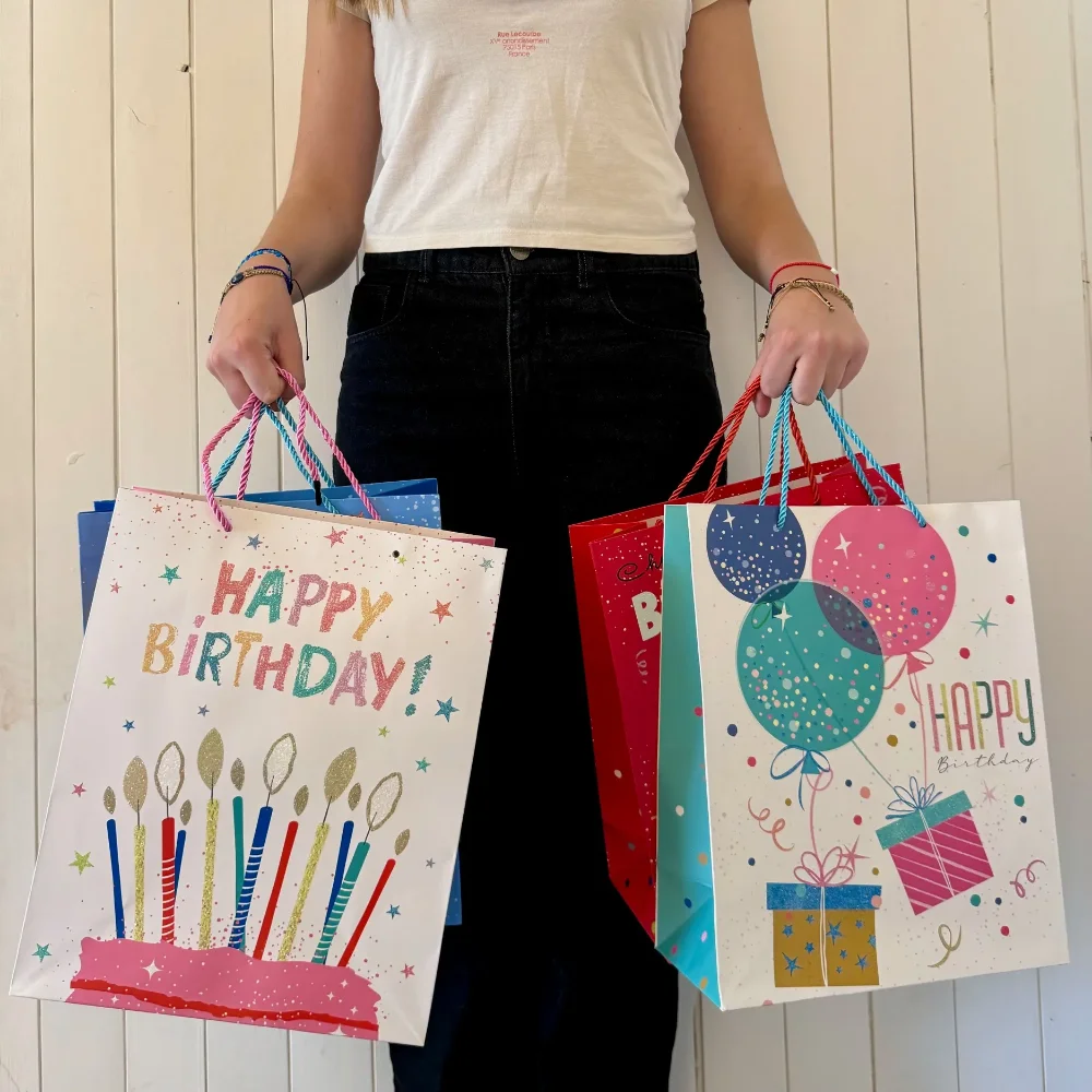 Bolsa de Regalos Grandes Estampada