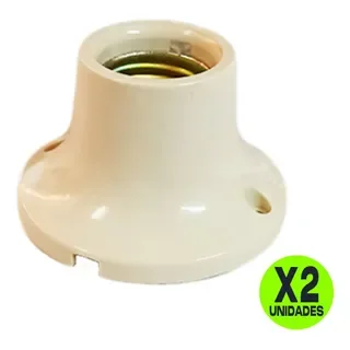 Socate de plafon plastico 2"