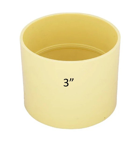 Union PVC de 75mm (3")