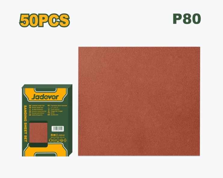 Lija de Papel Grano 80 y 120 (JADEVER)