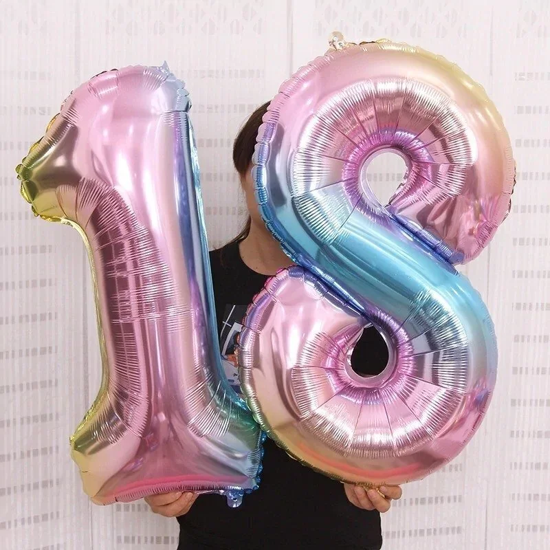 Globos de Numero 32"