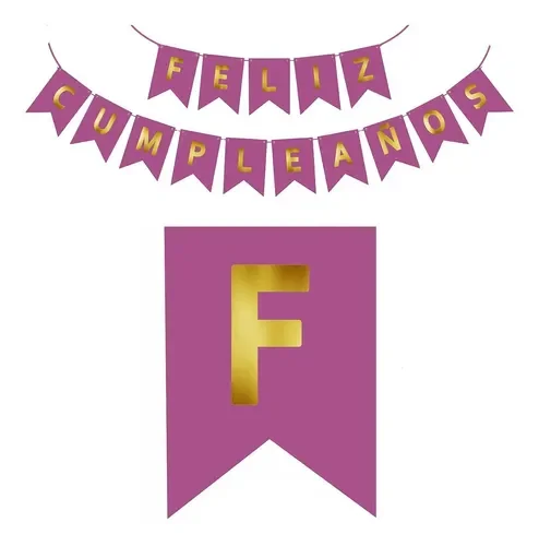 Banderines de Feliz Cumpleaño