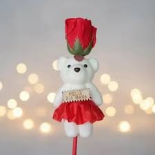 Flor con peluche