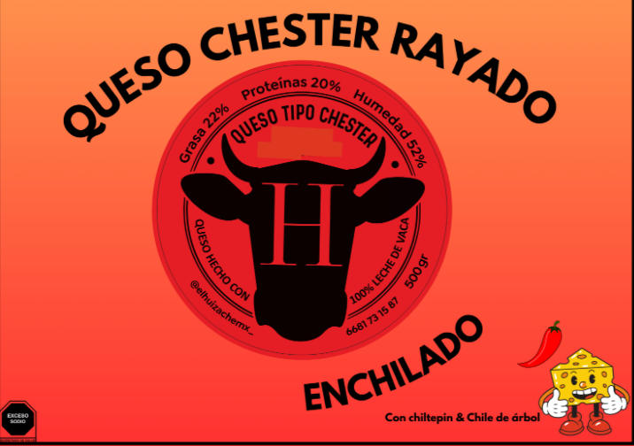 Queso Chester Chiltepín Rallado
