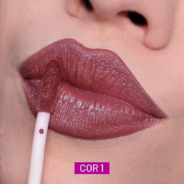 Batom Líquido Secret Glow Matte SP COLORS Cor 01