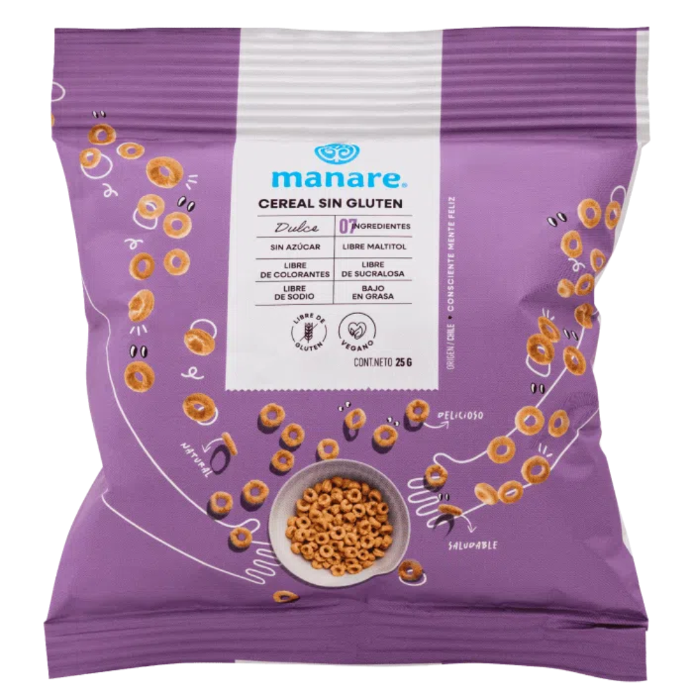 Cereal sin gluten anillo dulce 25grs