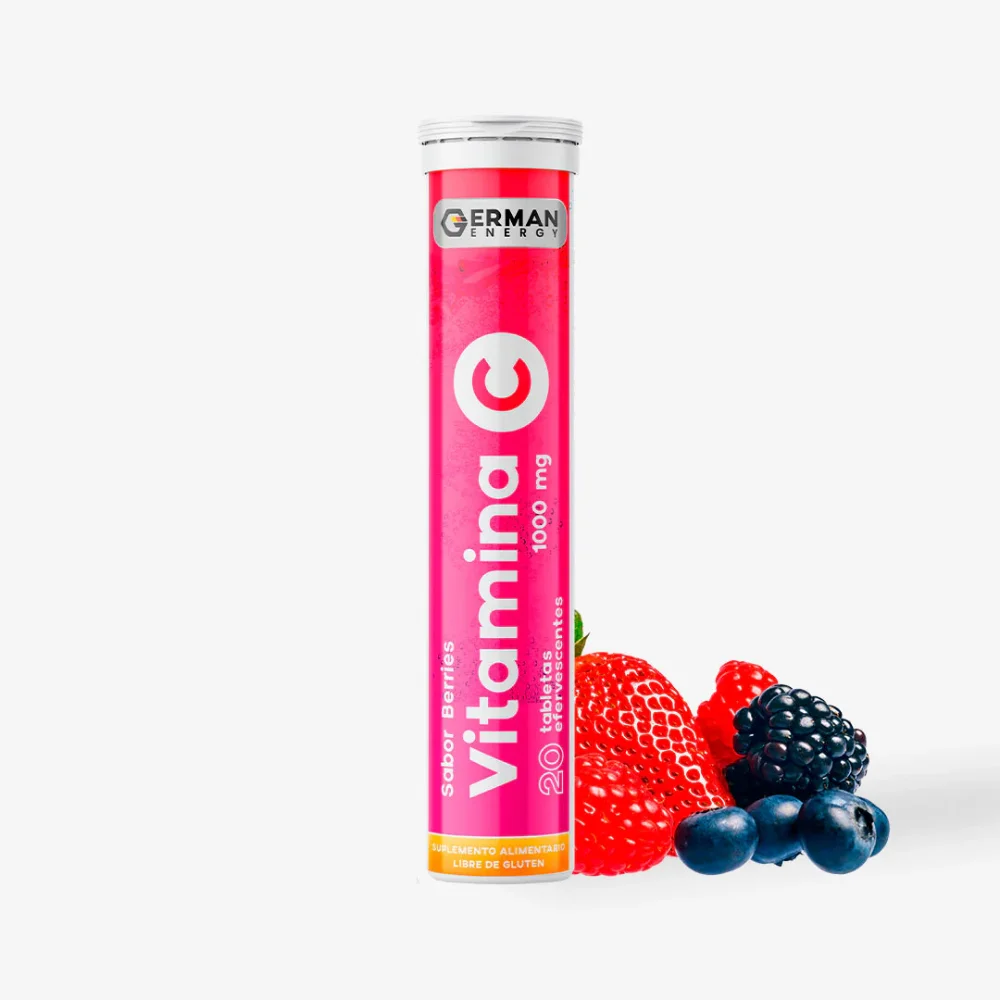 Vitamina C 1000mg 20Tabletas Sabor Berries German Energy