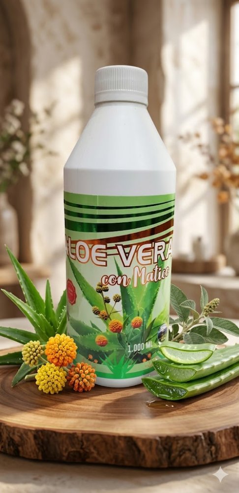Aloe vera con matico Litro Valle y Sol