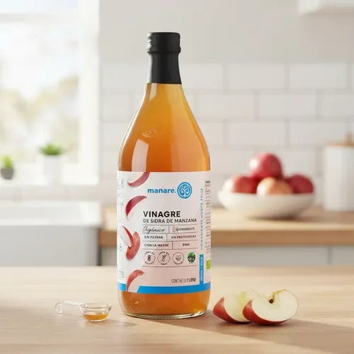 Vinagre de Manzana 1Litro Manare
