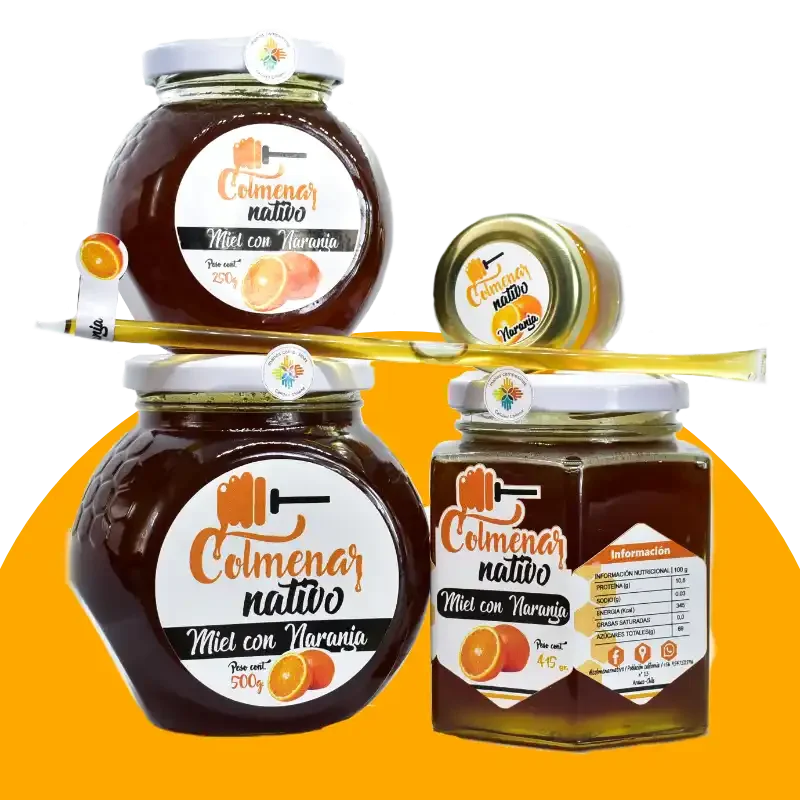 Miel con naranja 415grs