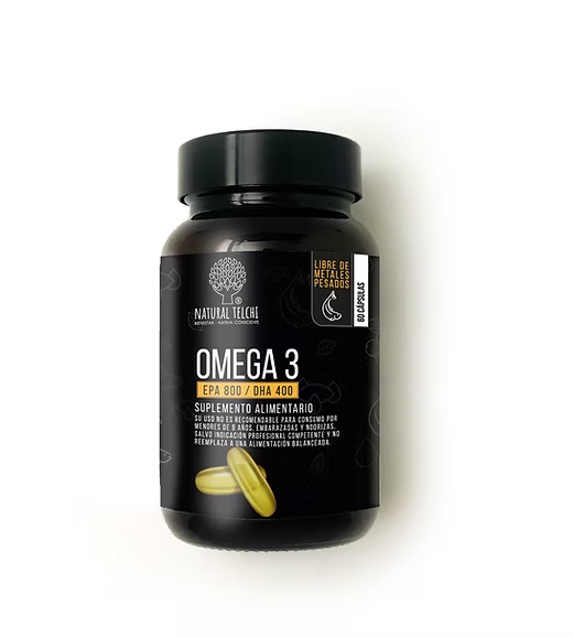 Omega 3 EPA800/ DHA400 60capsulas Natural Telchi
