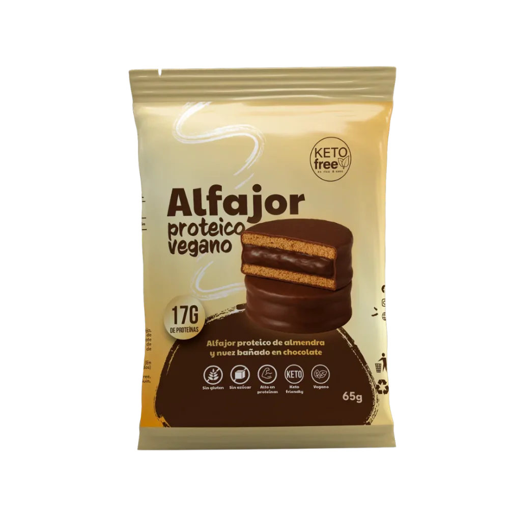 Alfajor Proteico Vegano 17g Keto Free