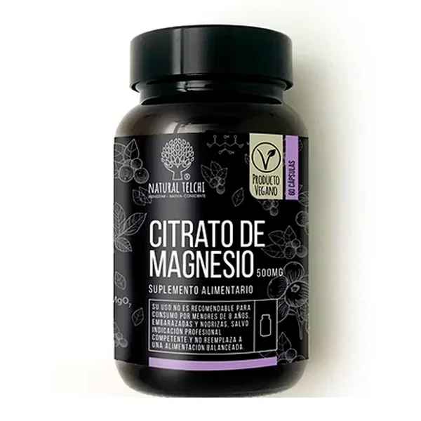 Citrato de Magnesio Natural Telchi 60 capsulas 500mg