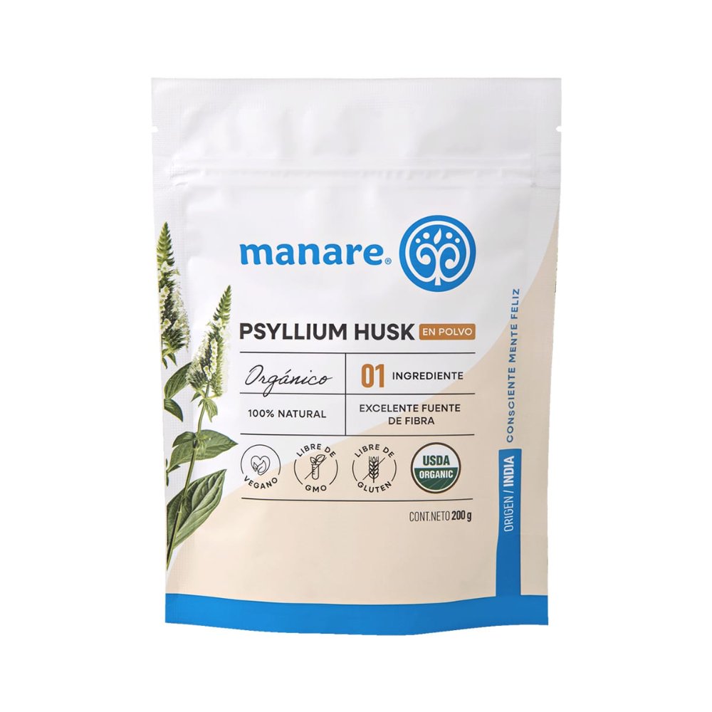 Psyllium Husk en polvo 200g Manare