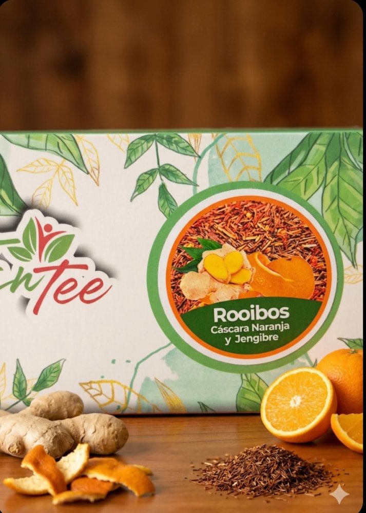 Infusion Roiboos Cascara Naranja Jengibre EnTee