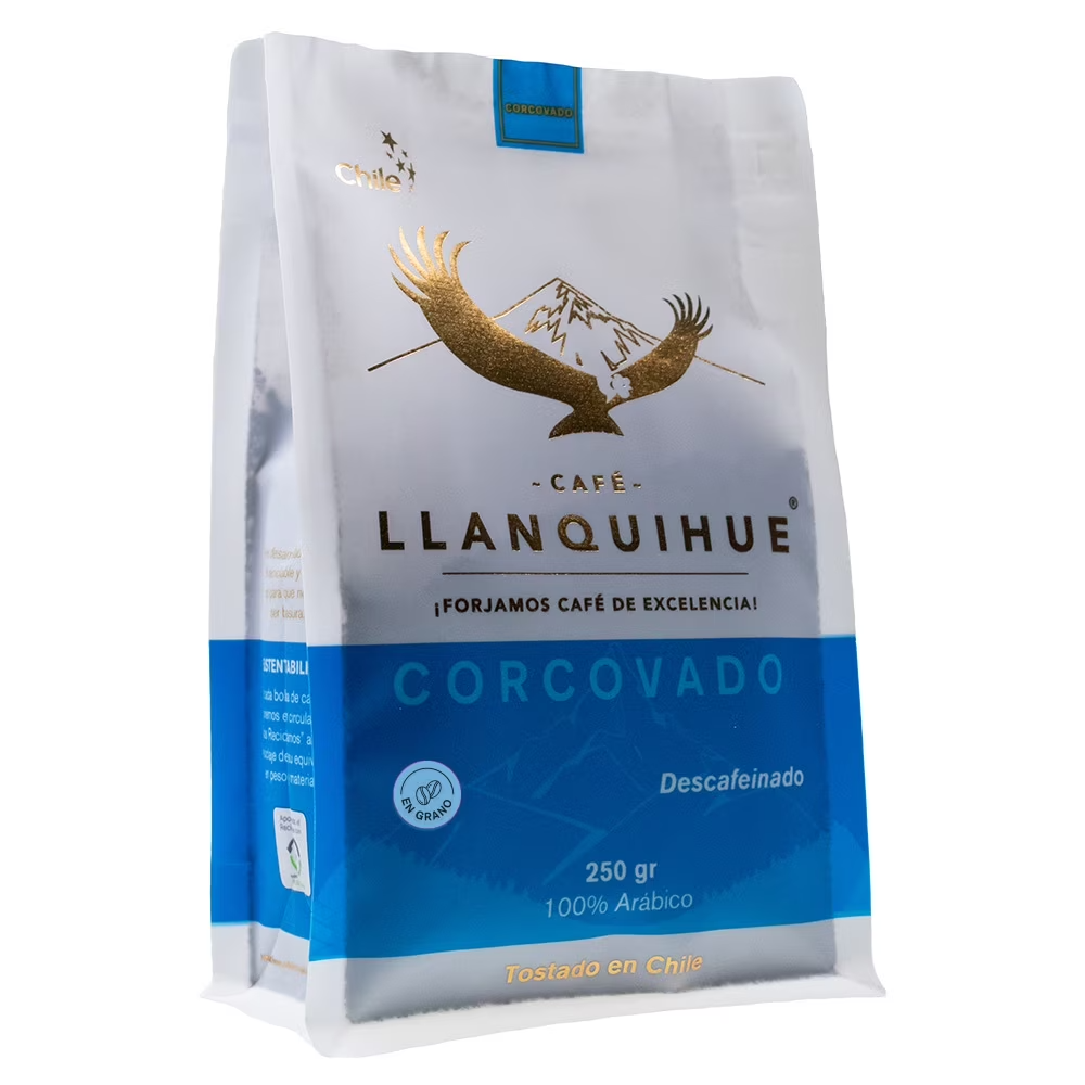 Café Corcovado Descafeinado Grano 250grs