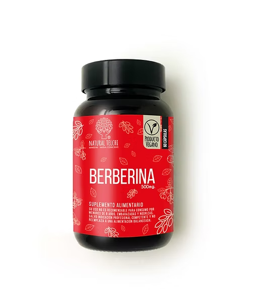 Berberina 500mg 60capsulas Natural Telchi