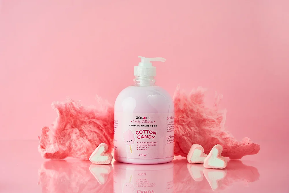 Crema de Manos y Pies Cotton Candy 500ml GoNails