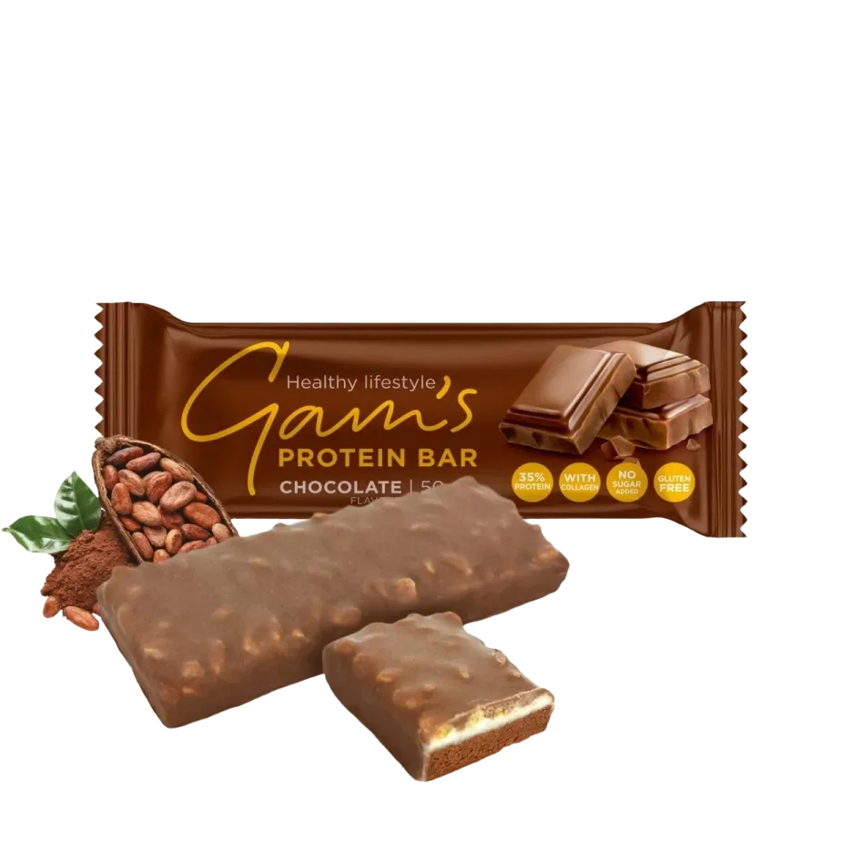 ProteinBar Chocolate 50g Gams