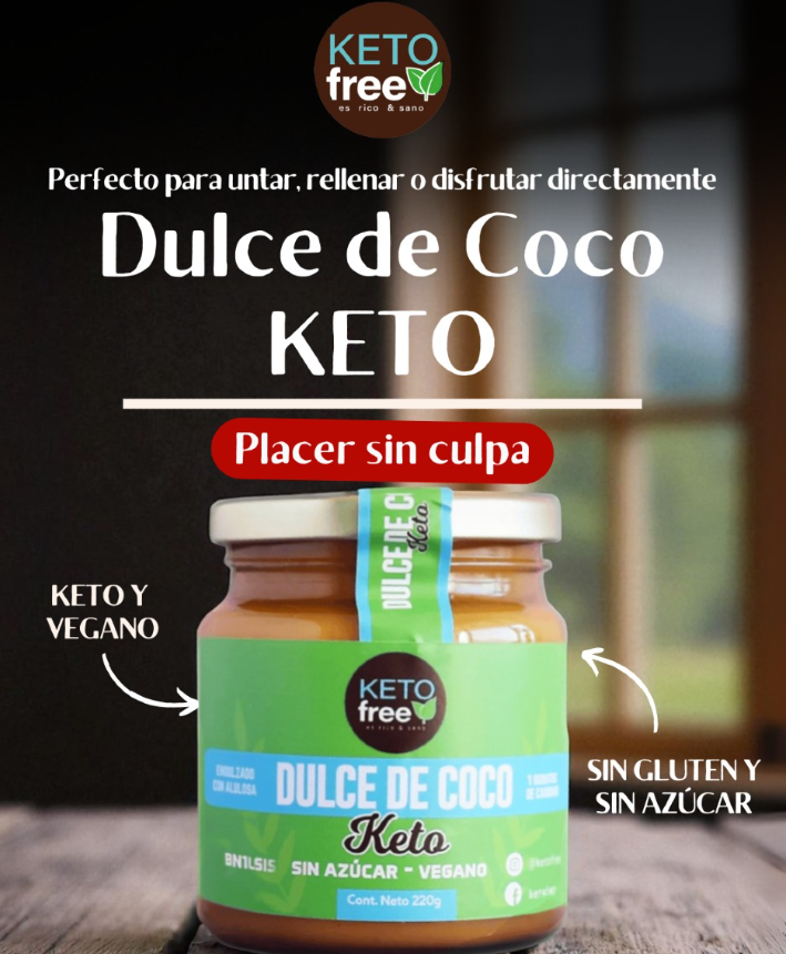 Dulce de Coco Keto 220g Keto Free