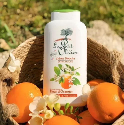 Crema Ducha Extra Hidratante Flor Naranjo 500ml Le Petit Olivier