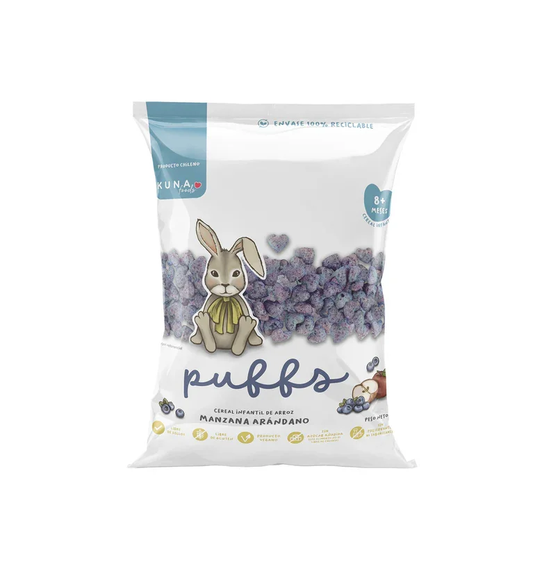 Puffs Manzana Arandano Kuna Foods