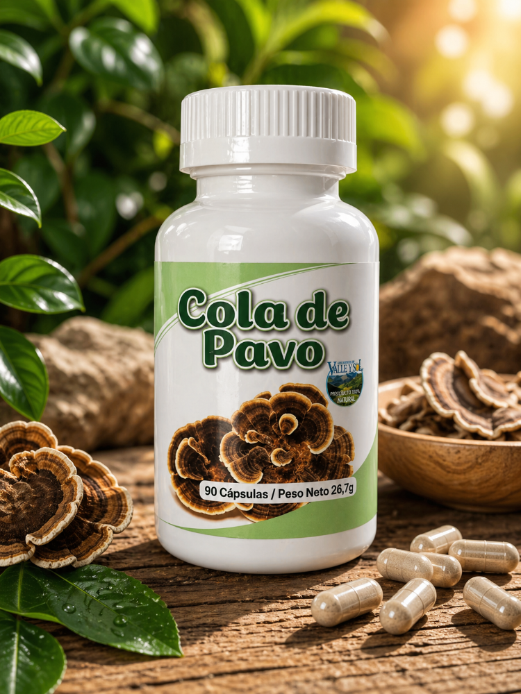 Cola de Pavo 90 Capsulas Valle y Sol