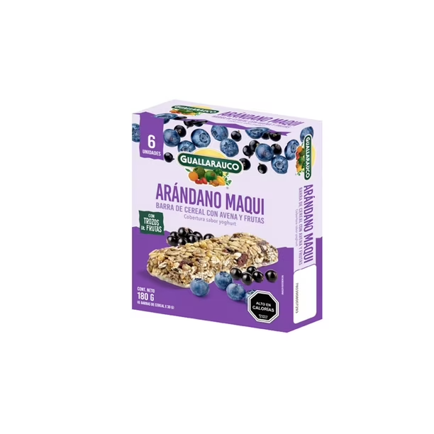 Barra de cereal Arandano Maqui Guallarauco