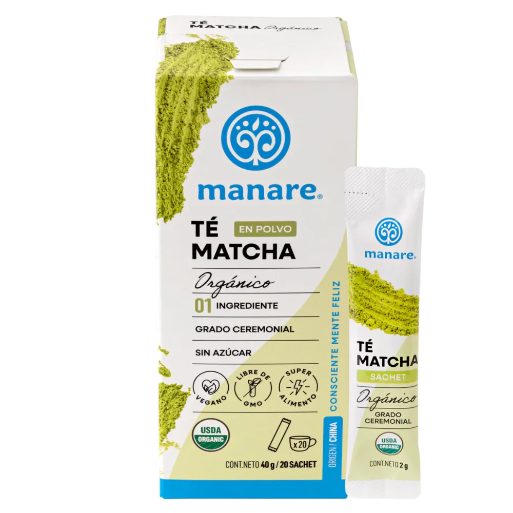 Te Matcha en polvo Caja 20 Sachet