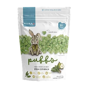 Puffs Pera espinaca 50g Kuna Foods