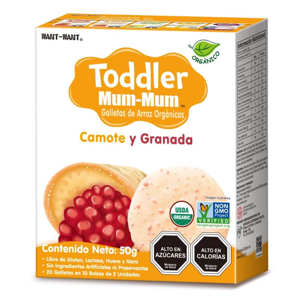 Toddler Mum Mum Camote y Granada 50g