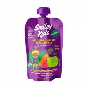 Colado de Frutas Manzana Ciruela 90g Smiley Kids