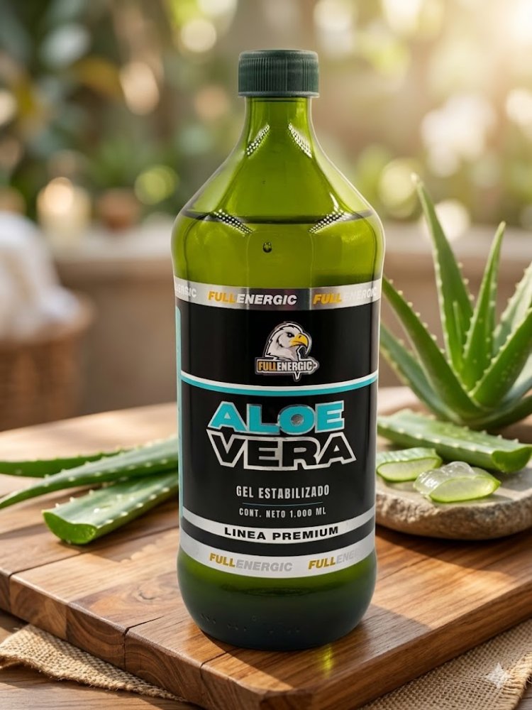 Aloe Vera Gel Estabilizado 1000ml Linea Premium Full Energic