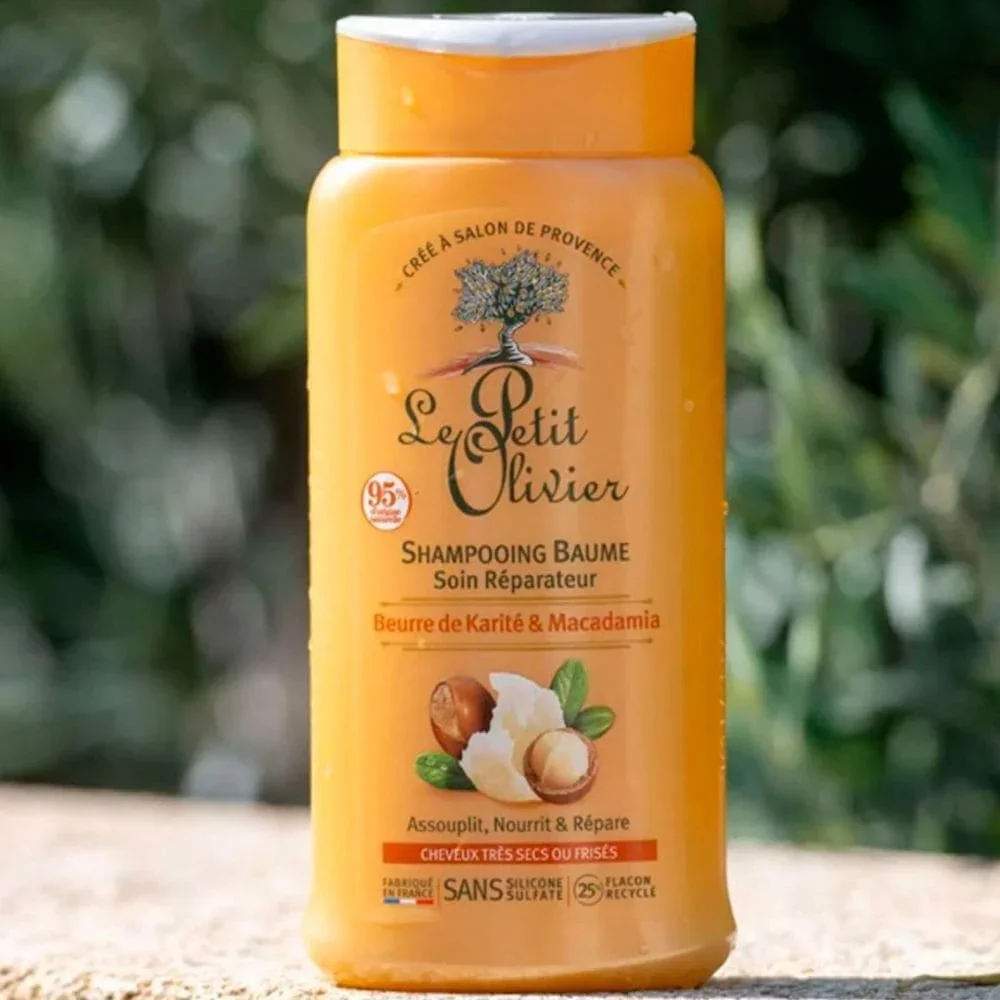 Shampoo para Cabello Rizado con Manteca de Karité y Aceite de Macadamia 250 ml Le Petit Olivier